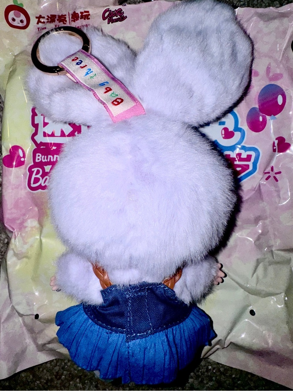 Baby Three Miniature Bunny Series β Confirmed Purple Bunny (Bulba Eyes) Plush ππ° - Picture 6 of 6